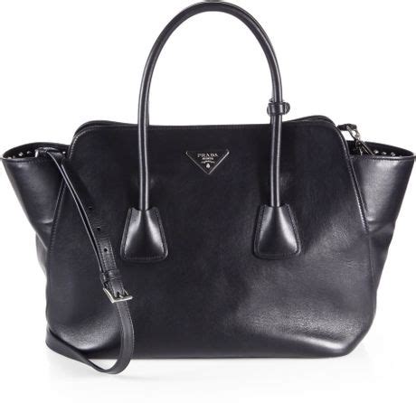 prada soft calf large studded east west tote|prada totes farfetch.